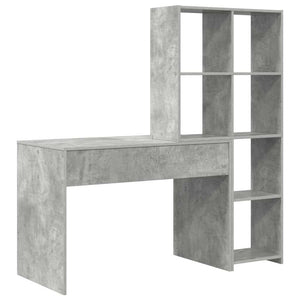 Schreibtisch Beton Grau 138,5 cm