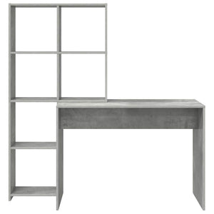 Schreibtisch Beton Grau 138,5 cm
