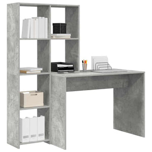 Schreibtisch Beton Grau 138,5 cm