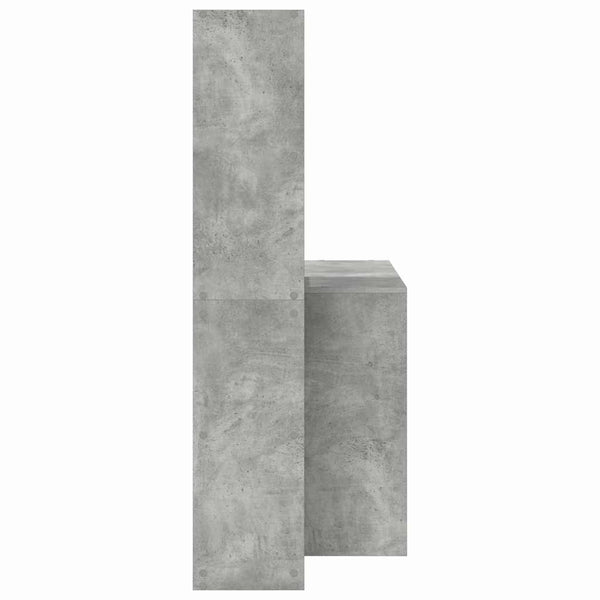 Schreibtisch Beton Grau 138,5 cm