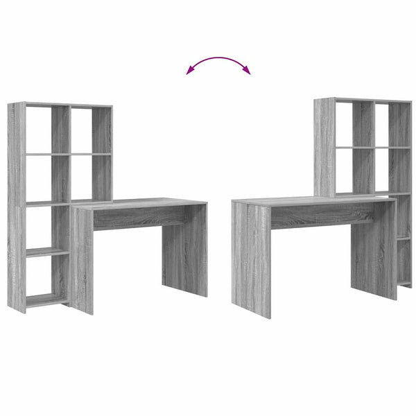 Schreibtisch Graues Sonoma 138,5 cm
