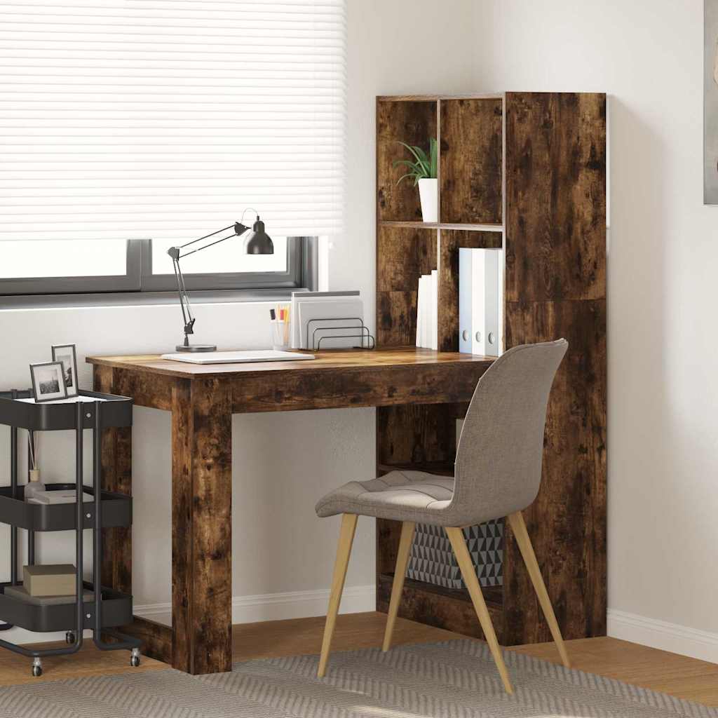 Schreibtisch Geräucherte Eiche 122 cm