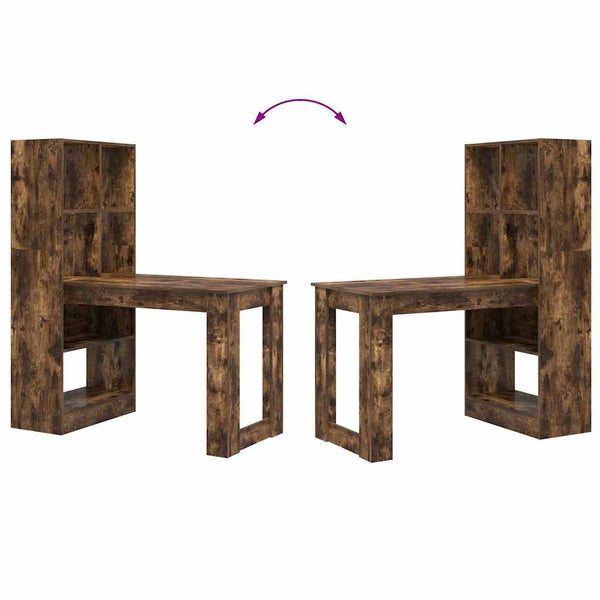 Schreibtisch Geräucherte Eiche 122 cm