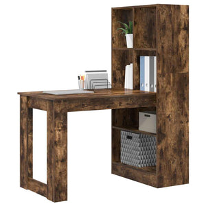 Schreibtisch Geräucherte Eiche 122 cm