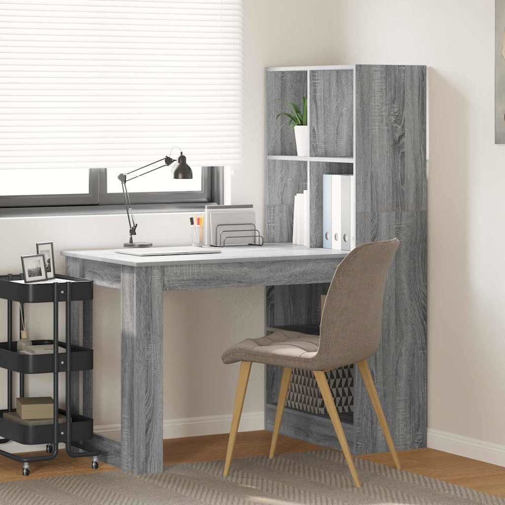 Schreibtisch Sonoma Grau 122x67x145cm