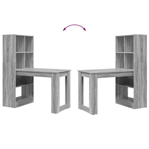 Schreibtisch Sonoma Grau 122x67x145cm