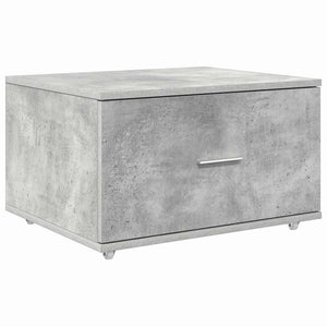 Beton Grau Schreibtisch mit Stauraum