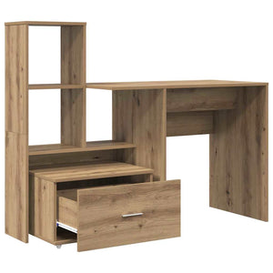 Schreibtisch Artisan Eiche mit Stauraum
