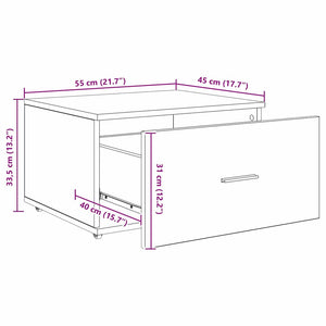 Schreibtisch Artisan Eiche mit Stauraum