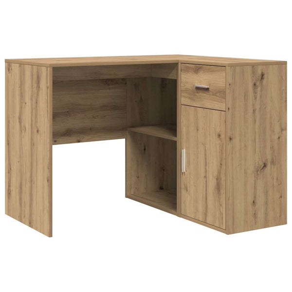 Eckschreibtisch Artisan-Eiche mit Schubladen