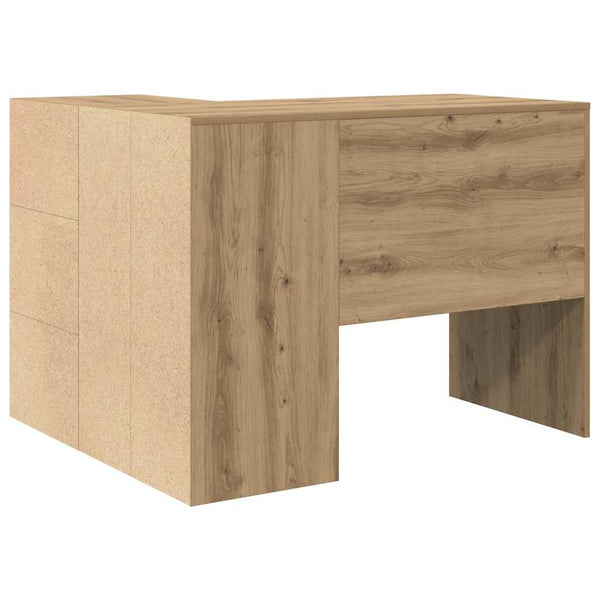 Eckschreibtisch Artisan-Eiche mit Schubladen