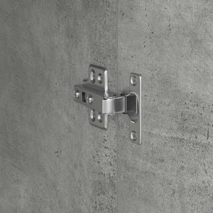 Schreibtisch 2er-Set Beton Grau