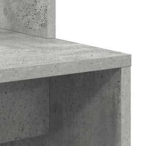 Schreibtisch 2er-Set Beton Grau