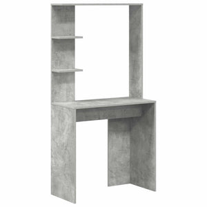 Schreibtisch 2er-Set Beton Grau