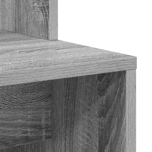 Schreibtisch 2er-Set Grau Sonoma