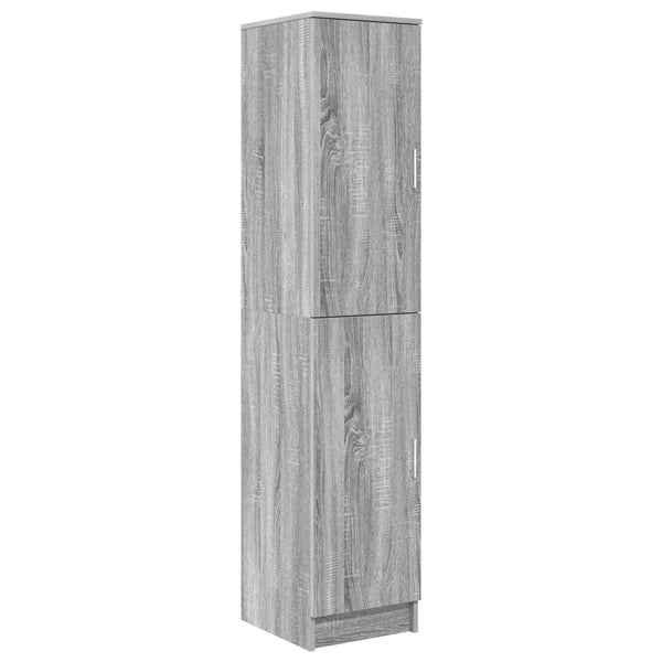 Schreibtisch 2er-Set Grau Sonoma