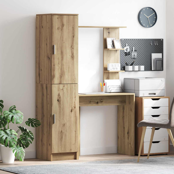 Schreibtisch 2er Set Artisan Eiche