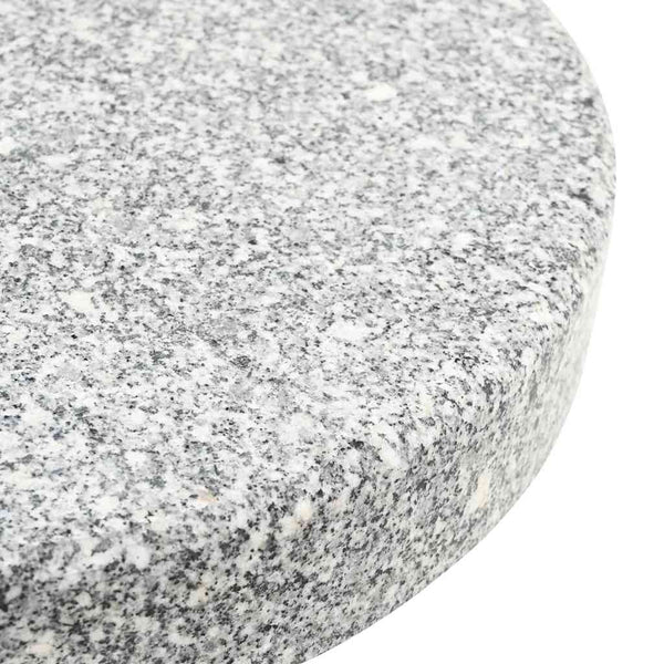 Sonnenschirmständer Grau Granit Rund 29,8kg
