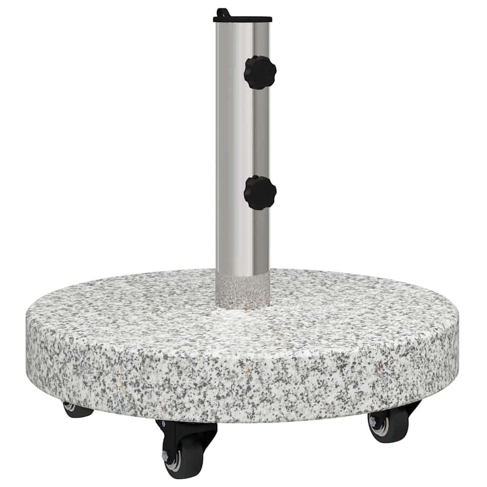 Sonnenschirmständer Grau Granit Rund 29,8kg