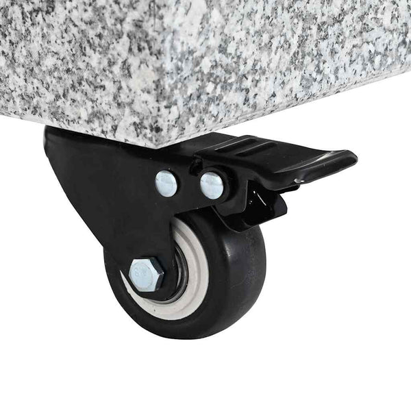 Sonnenschirmständer 30kg Granit Grau Quadratisch
