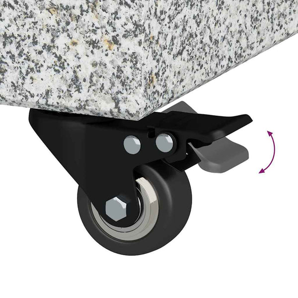 Sonnenschirmständer 30kg Granit Grau Quadratisch