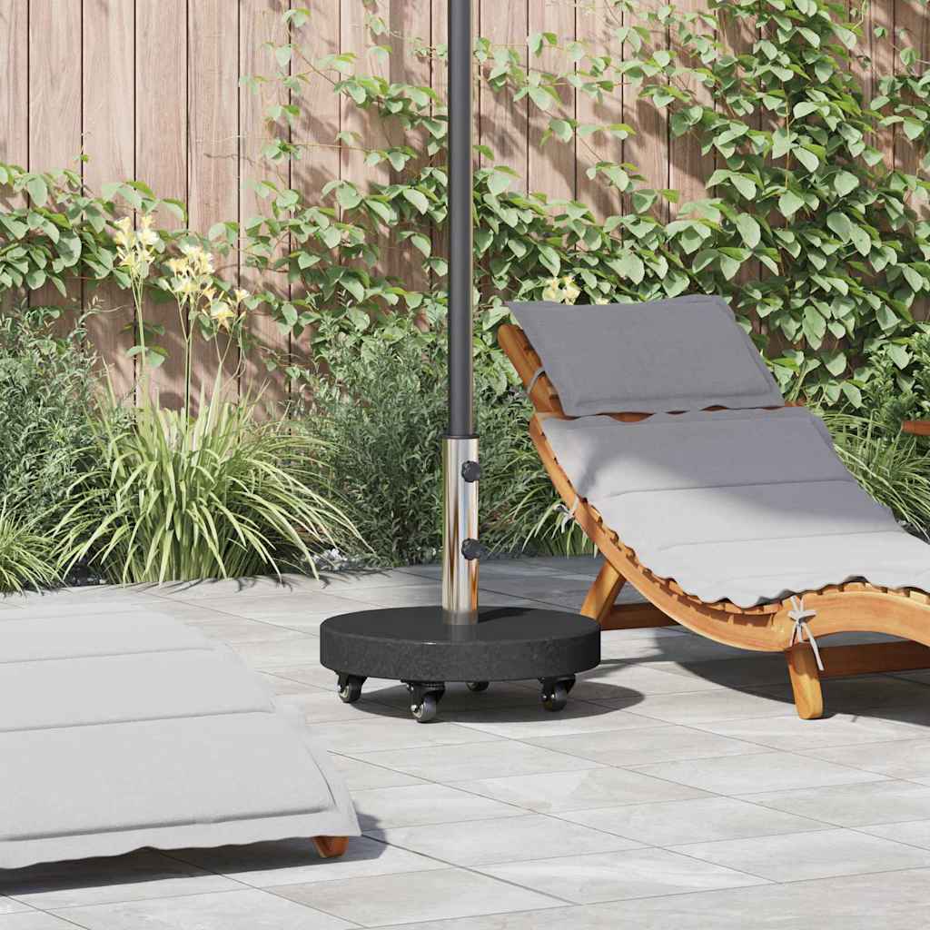 Sonnenschirmständer 30kg Granit Edelstahl Schwarz