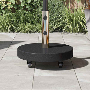 Sonnenschirmständer 30kg Granit Edelstahl Schwarz
