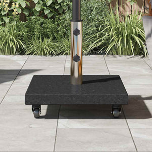 Sonnenschirmständer 30kg Granit Schwarz Quadratisch