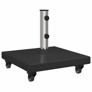 Sonnenschirmständer 30kg Granit Schwarz Quadratisch
