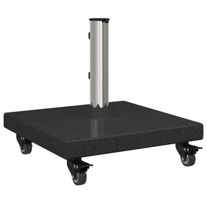 Sonnenschirmständer 30kg Granit Schwarz Quadratisch