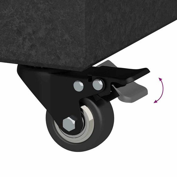 Sonnenschirmständer 30kg Granit Schwarz Quadratisch