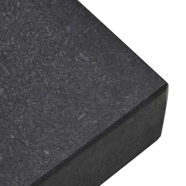 Granit Sonnenschirmständer Schwarz 45x45cm