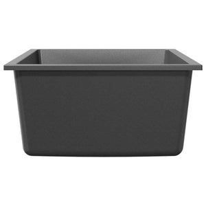 Granit Küchenspüle Grau 38x44 cm