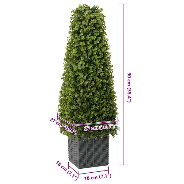 Eukalyptus Gras Turm Kunstpflanze 90cm