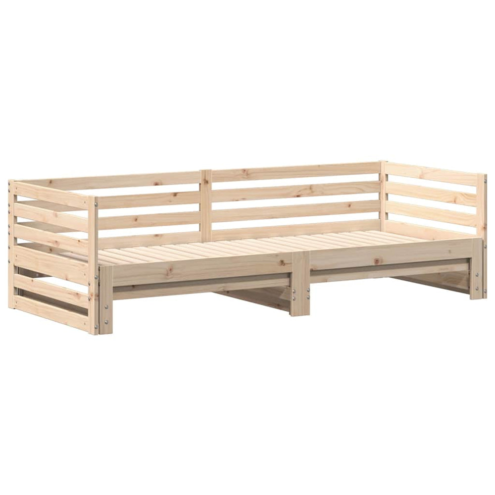 Tagesbett mit Ausziehbett 80x200 cm