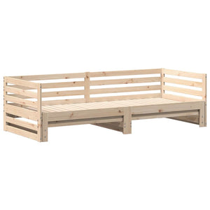 Tagesbett mit Ausziehbett 80x200 cm