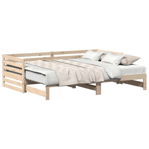 Tagesbett mit Ausziehbett 80x200 cm