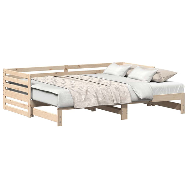 Tagesbett mit Ausziehbett 80x200 cm