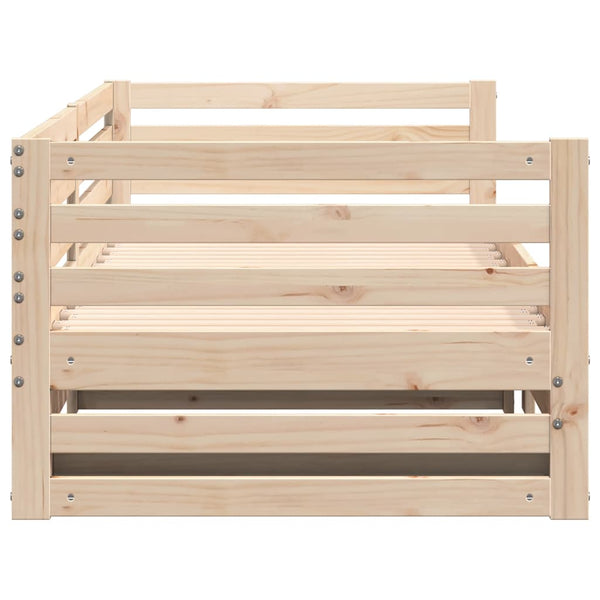 Tagesbett mit Ausziehbett 80x200 cm