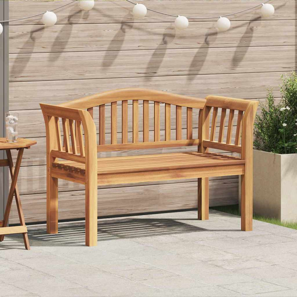 Teak Gartenbank Braun 120cm
