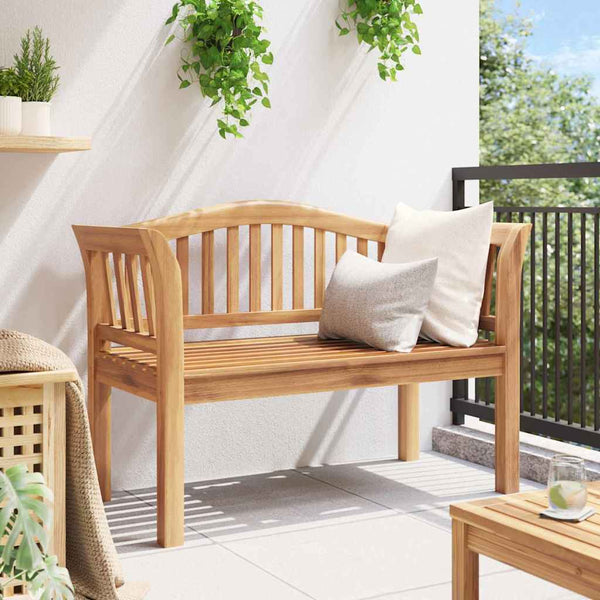 vidaXL Banc marron 120 x 53,5 x 85 cm en teck massif
