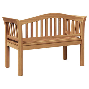 vidaXL Banc marron 120 x 53,5 x 85 cm en teck massif
