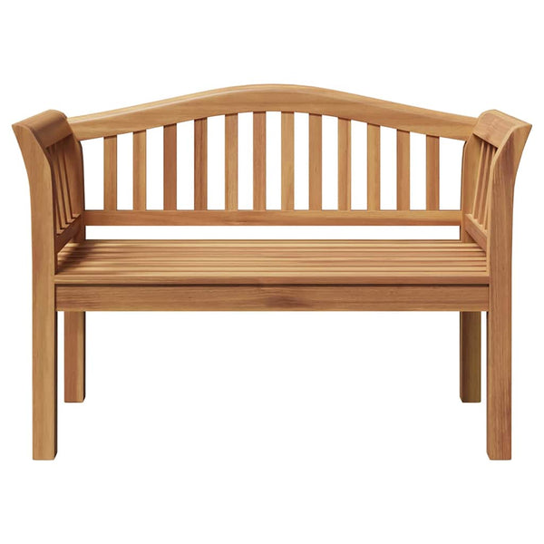 vidaXL Banc marron 120 x 53,5 x 85 cm en teck massif