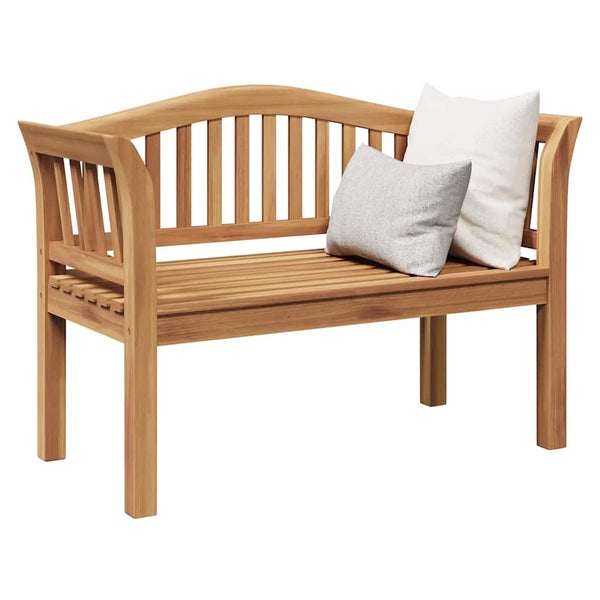 vidaXL Banc marron 120 x 53,5 x 85 cm en teck massif