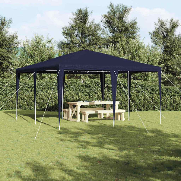 Blaues Partyzelt 4x4m für Garten & Events