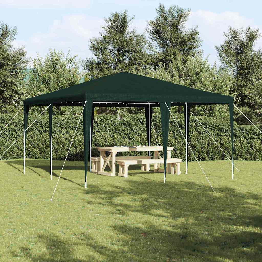 Grünes Partyzelt 4x4m
