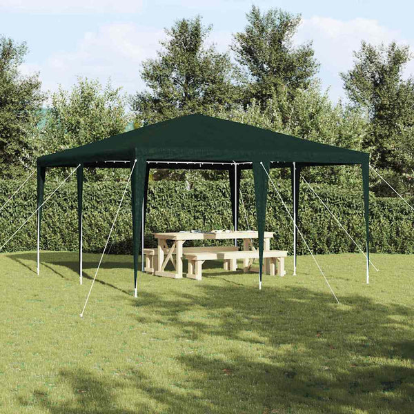 Grünes Partyzelt 4x4m