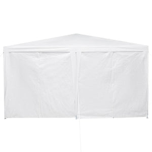 Weißes Partyzelt 4x4m Polyethylen