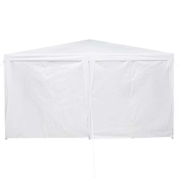 Weißes Partyzelt 4x4m Polyethylen