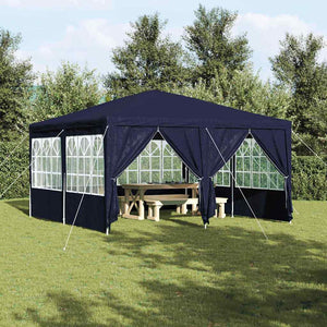 Blaues Partyzelt 4x4m Polyethylen